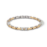 Bracciale Comete Uomo Black Gold in Acciaio Zircone UBR1324